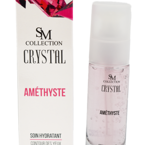 Crème pour le contour des yeux à la poudre d'améthyste 30ml 100% naturelle