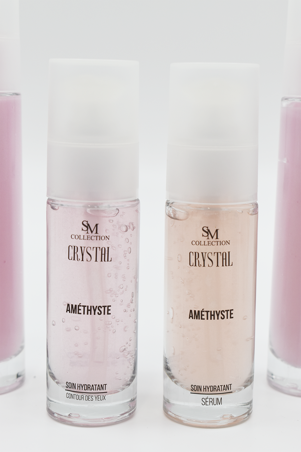 Crème pour le contour des yeux à la poudre d'améthyste 30ml 100% naturelle